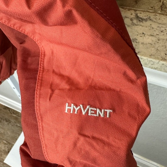The North Face Hyvent Women's Jacket Large Burgundy Salmon Nylon Coat Medium - Picture 4 of 13